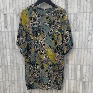 M by Missoni Abstract Floral Shift Top